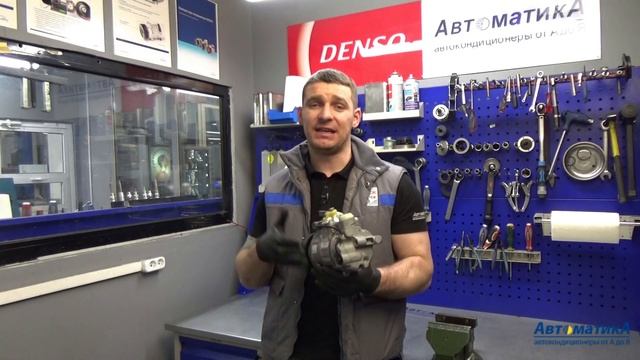 Замена подшипника шкива компрессора кондиционера не снимая с автомобиля ... смотреть онлайн