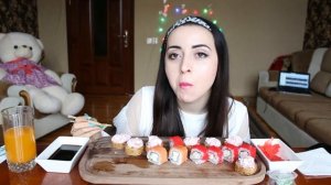 СУШИ РОЛЛЫ MUKBANG ❤ SAS ASMR Мой любимый блогер ? Ayka Emilly
