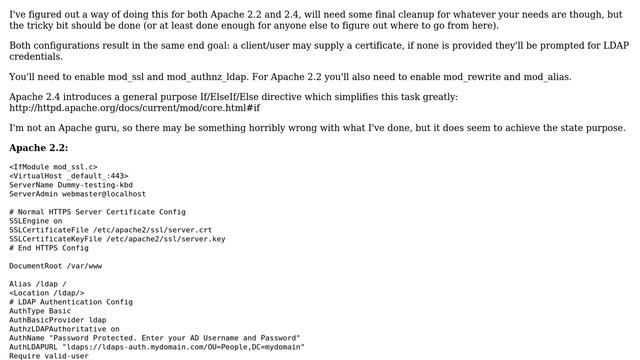 How do I configure apache to accept a client ssl certificate (if present) смотреть онлайн