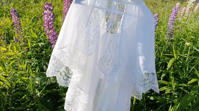 Накидка "Тамара" на венчание, крещение, для посещения храма смотреть онлайн