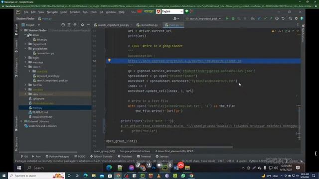 Connect Googlesheet in Python смотреть онлайн