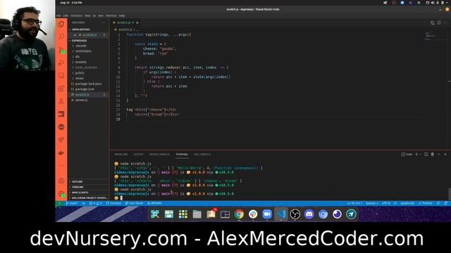 AM Coder - Tagged Template Literals and Template String Parsing in Javascript смотреть онлайн