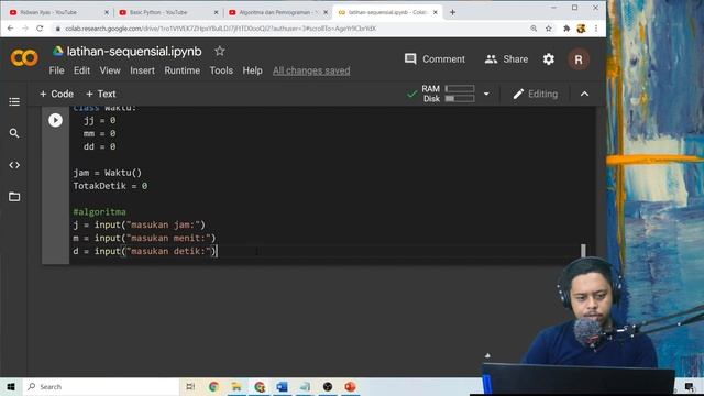 Konversi Waktu (jam) Ke Detik | Basic Python | Basic Python | Pemrograman Dasar Python | Part 12 смотреть онлайн
