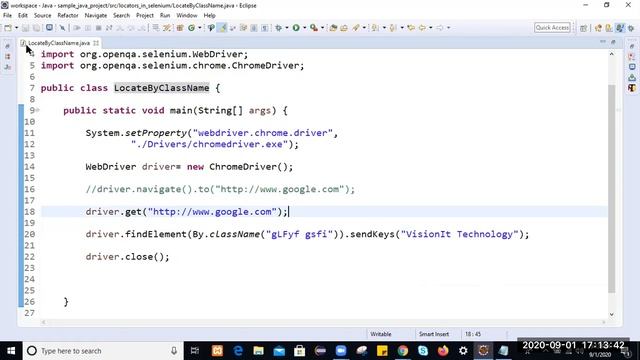 Selenium WebDriver | Locators | locate web element based on name, classname and id смотреть онлайн
