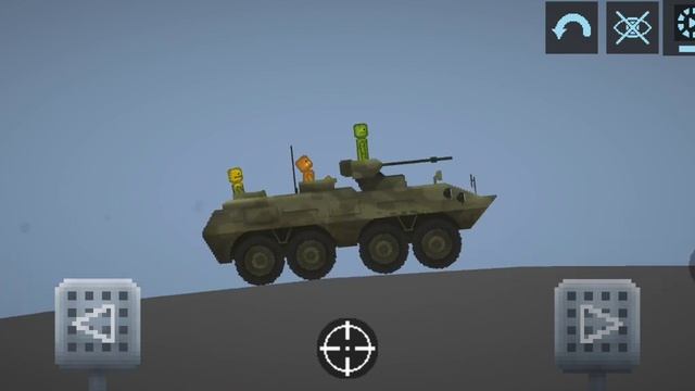 Что дальше проедет дальше? Джип, танк или скутер! Melon Sandbox. смотреть онлайн