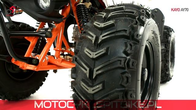 Quad spalinowy dla dzieci Kayo AY70 - motocyklepitbike.pl смотреть онлайн