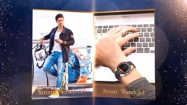 Стильные многофункциональные смарт-часы GUANQIN X4 смотреть онлайн