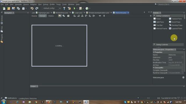 How to create java application using Netbeans || Create a simple application in java смотреть онлайн