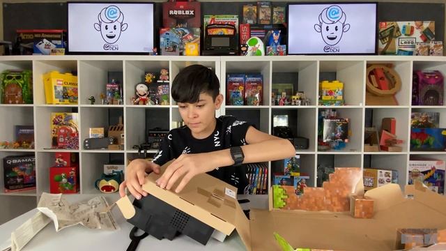 Minecraft Ender Dragon Mob Mask unboxing! смотреть онлайн