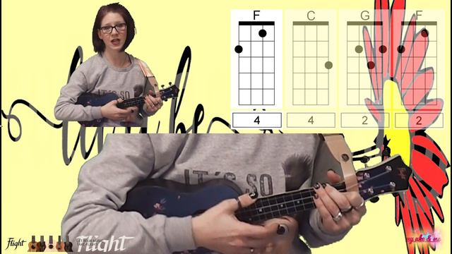 Ukulelen Tutorial : Let It be Beatles смотреть онлайн