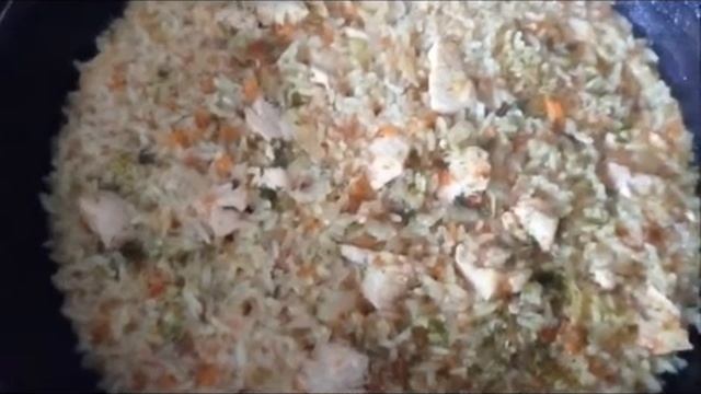 Плов с куриной грудкой. смотреть онлайн
