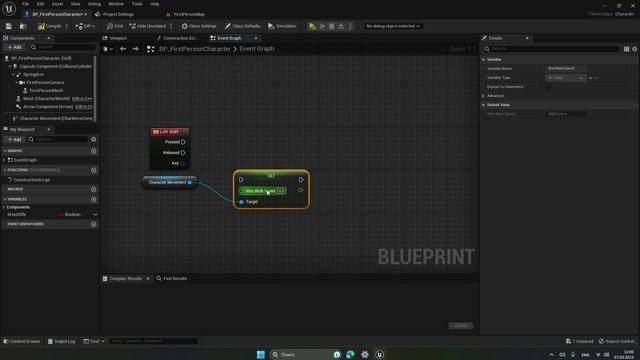 Уроки Unreal Engine 5 - Ускорение персонажа смотреть онлайн