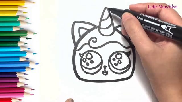 Bolalar uchun unicorn chizish | Рисование единорога для детей | Drawing Unicorn for kids #47 смотреть онлайн