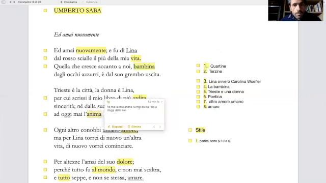 Letteratura italiana - Umberto Saba, Ed amai nuovamente смотреть онлайн