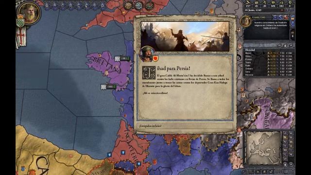 Crusader Kings II Sunset Invasion en español Episodio 1: "Introducción y primeros pasos" смотреть онлайн
