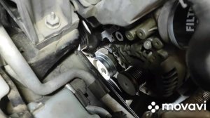 Замена поликлинового ремня и роликов на 1.4 CAXA Volkswagen Passat B7. Ремень Dayco 6PK1736