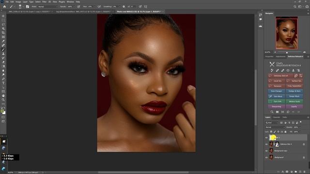 Another best Photoshop skin retouching software delicious retouch panel смотреть онлайн