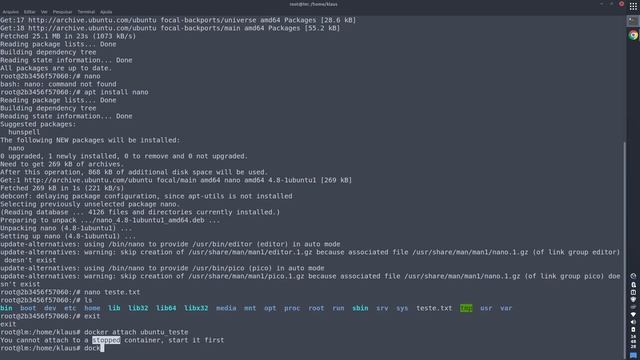 Docker # Iniciar e encerrar containers смотреть онлайн
