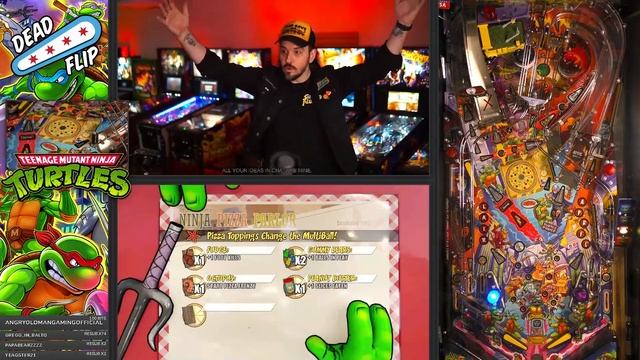Beating Stern's Teenage Mutant Ninja Turtles Pinball! смотреть онлайн