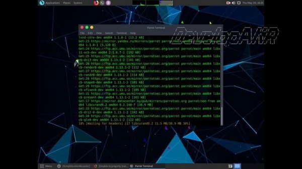 Install nVidia driver on Parrot Security
