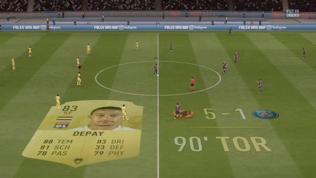 Memphis Depay 3 Tore, Falcao 2, letzte 15Min. kpl. | FIFA 19 смотреть онлайн
