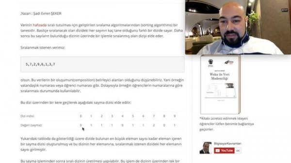 Counting Sort (Sayarak Sıralama) Algoritma Analizi 6