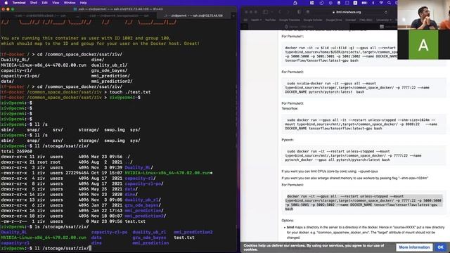 Using docker container with user permissions смотреть онлайн
