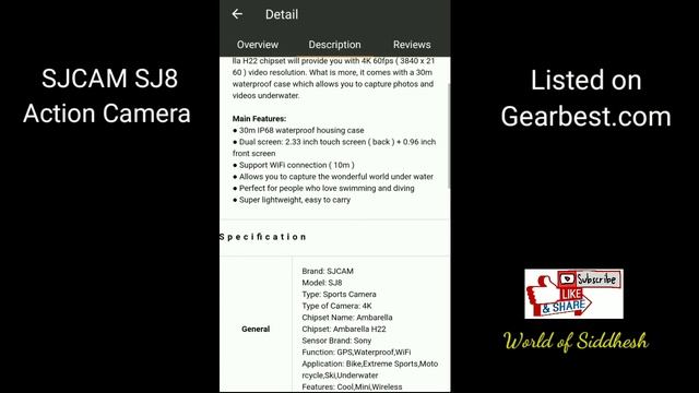 SJCAM SJ8 Action Camera Revealed On Gearbest.com