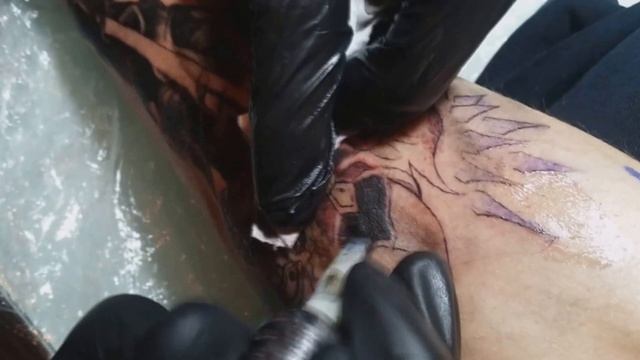 Assassin's Creed TATTOO | PROCESS (TIMELAPSE) [GRIZZLY - TATTOO] смотреть онлайн