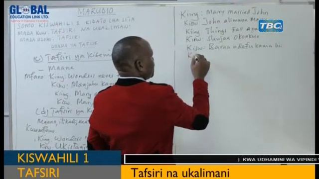DARASA ONLINE: KISWAHILI 1 (TAFSIRI-FORM VI) смотреть онлайн