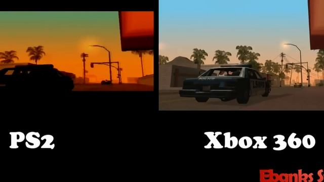 GTA San Andreas: Xbox 360 vs. PS2 Comparison - San Andreas HD 720p gameplay смотреть онлайн