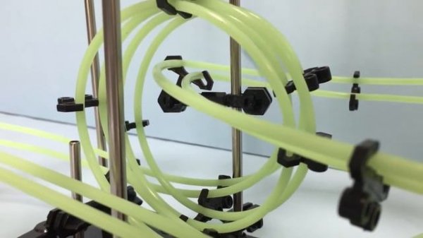 Динамический конструктор Космические горки светящиеся рельсы, уровень 4 SpaceRail 233-4G