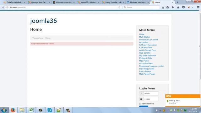 Ajax Contact Form Joomla Module смотреть онлайн