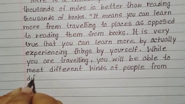 The Benefits Of Traveling Essay|| English Essay||