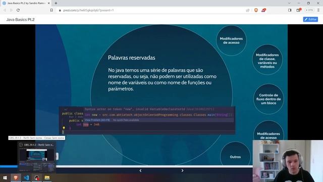 Java conceitos básicos: classpath, palavras reservadas e convenções смотреть онлайн