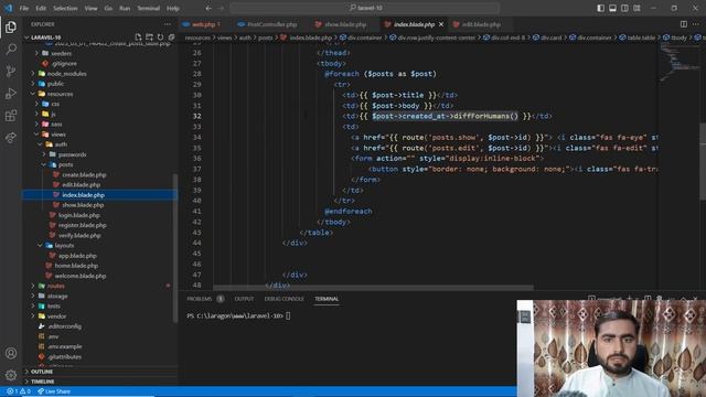 (05) Show Post in New Page Laravel | Build App with ChatGpt | Chat Gpt смотреть онлайн