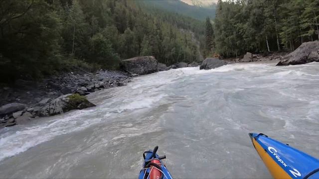 Чуя, Мажойский каскад, порог №28 "Сито" | Rafting the rapid №28 "Sito" of Mazhoy gorge смотреть онлайн