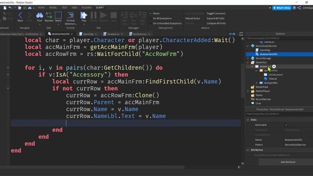 Accessories GUI (Part 2) | Roblox Studio смотреть онлайн