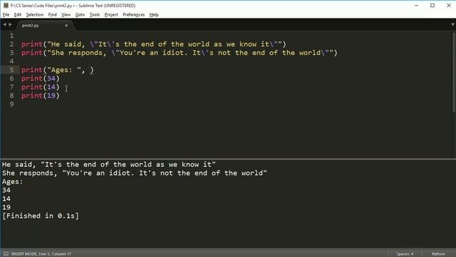 Python Programming Series (Input and Output 2): Formatting Output смотреть онлайн
