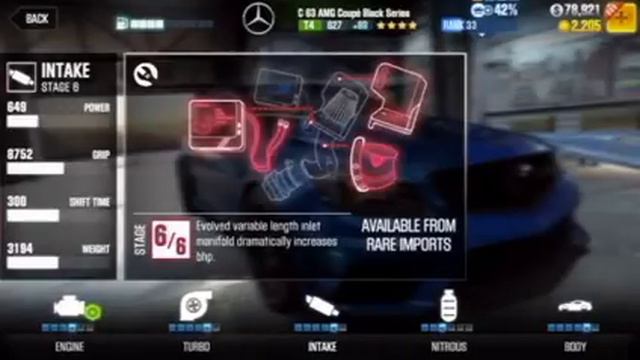 One of the best tunes for a Mercedes-Benz c63 AMG coupè Black series in CSR2 смотреть онлайн