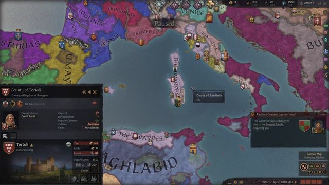 Crusader Kings 3 - King under the Mountain and on the Island - Episode 15 смотреть онлайн