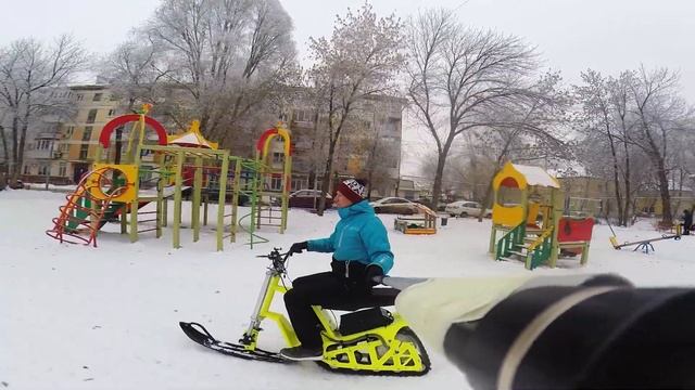 Powerful and lightweght electric snowmobile testdrive смотреть онлайн