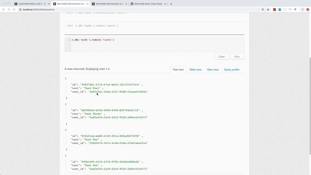 RethinkDB & ReQL Crash Course смотреть онлайн