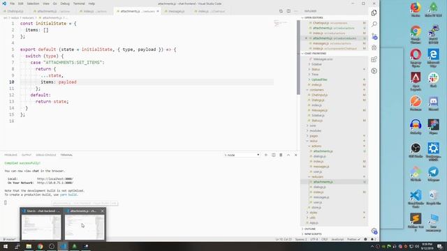 Разработка чата на ReactJS + NodeJS: Запись аудио, прикрепление файлов, поправляем вёрстку смотреть онлайн