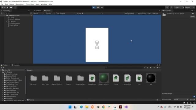 Runtime Text Detection with OpenCV in unity смотреть онлайн