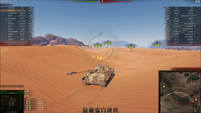 Italiener: P.44 Pantera [World of Tanks - Gameplay - Deutsch] смотреть онлайн