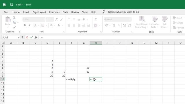 How to Sum, Subtract, Multiply, Divide in Excel I Excel Function in Hindi смотреть онлайн