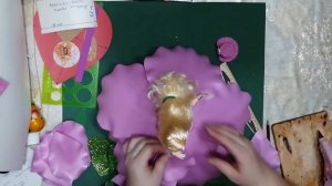 МК Кукла. светильник из изолона. Легко и просто.