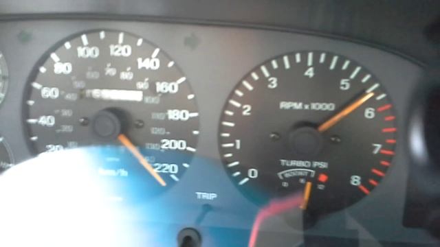 Ford Probe GT Turbo - 225+ km/h Beschleunigung Tachovideo смотреть онлайн