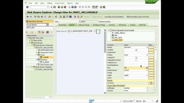 ABAP WebDynpro 02/10 смотреть онлайн